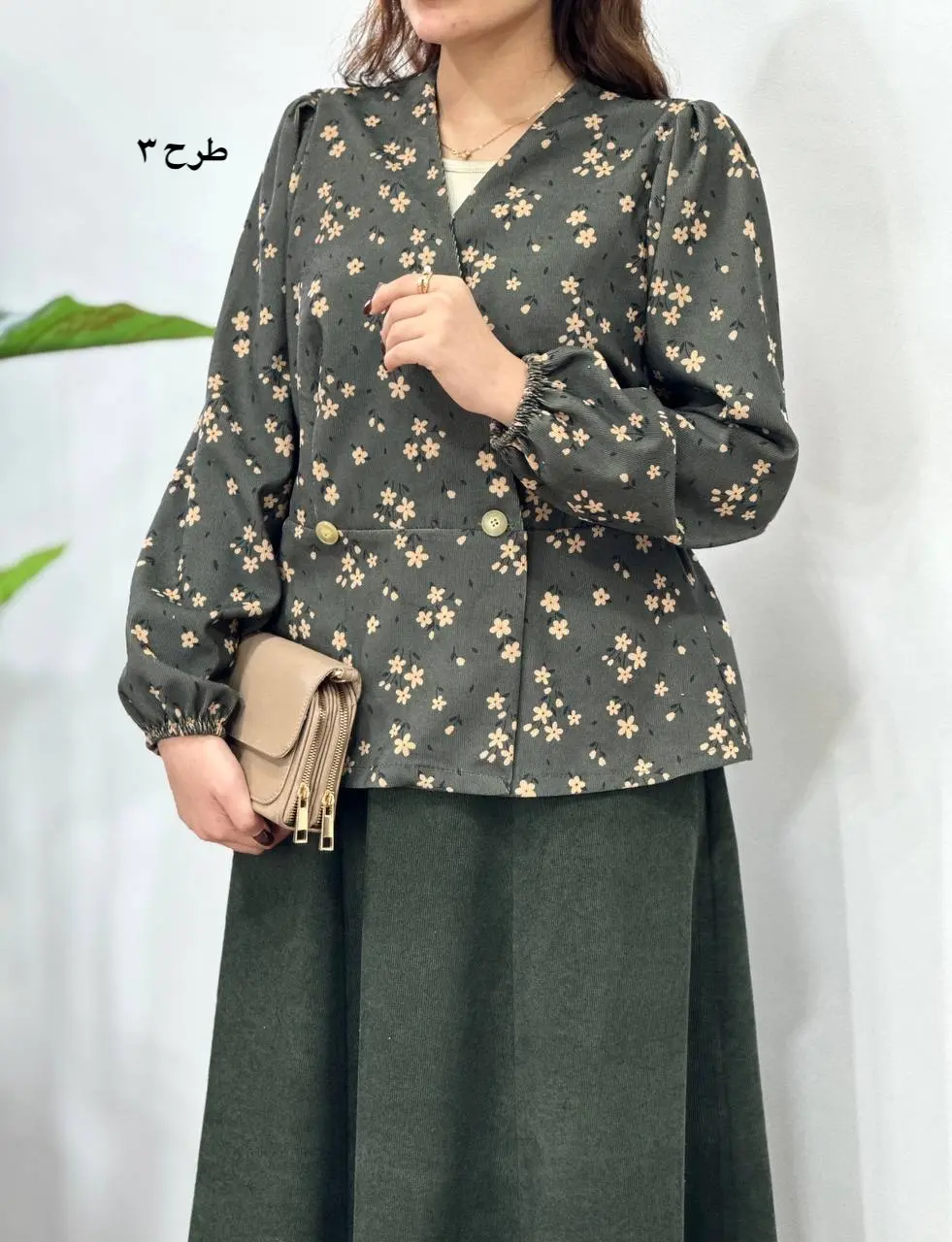 ست تونیک و دامن هانیل 3 کد 4138